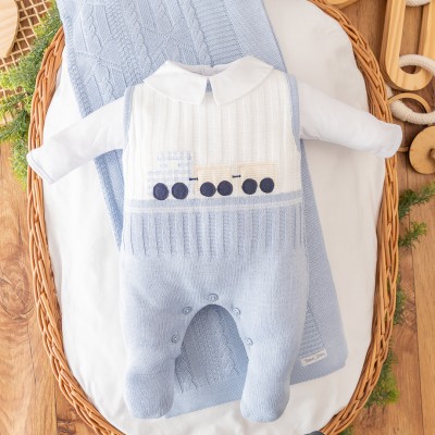 16/09   Saída de Maternidade Trenzinho - Azul Bebê